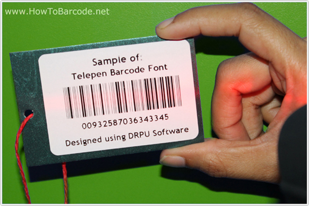 Telepen-barcode-font